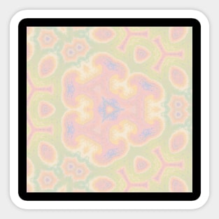 Kaleidoscope Of Soft Seasonal Colors Sticker